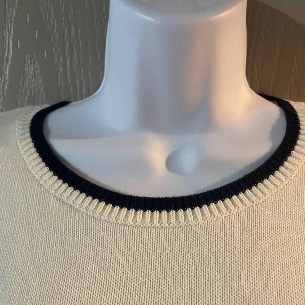 Talbots Pima Cotton Striped Sweater Women’s Small - Picture 3 of 7